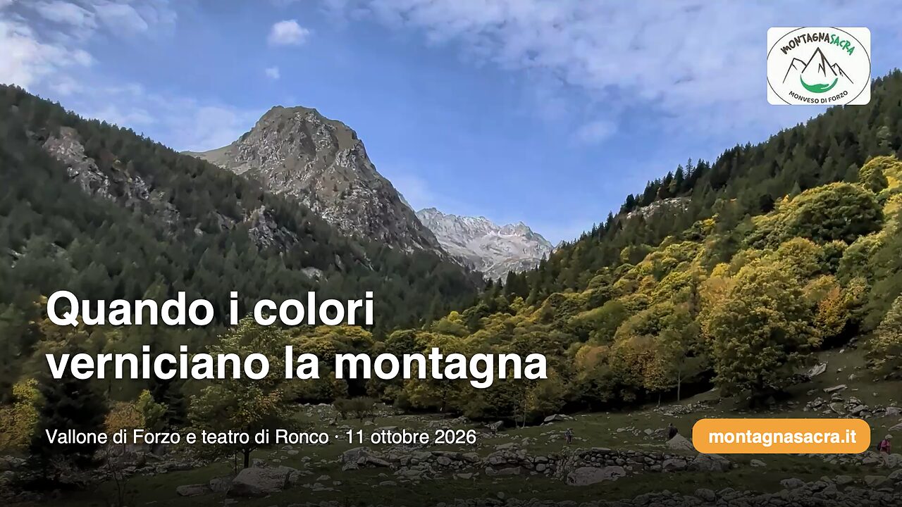Un passo indietro, per lasciare posto agli altri - Montagna Sacra 2026